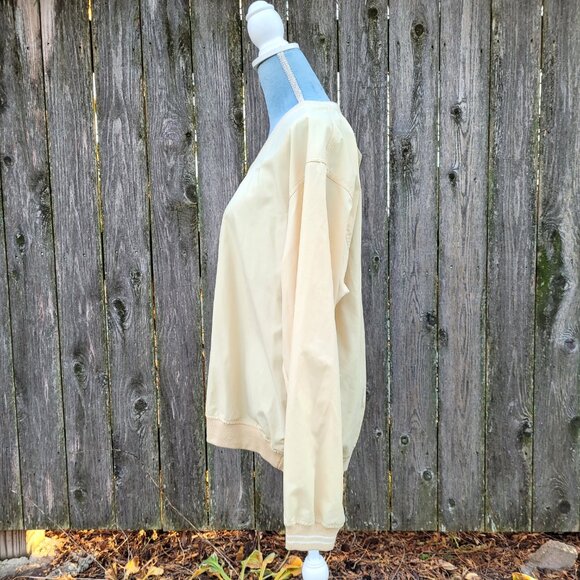 Vintage NWT IZOD Golf Wind protector Stain Resistant Teflon Fabric long sleeve - Picture 3 of 8